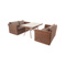Мокко обеденная группа плетеная из искусственного ротанга