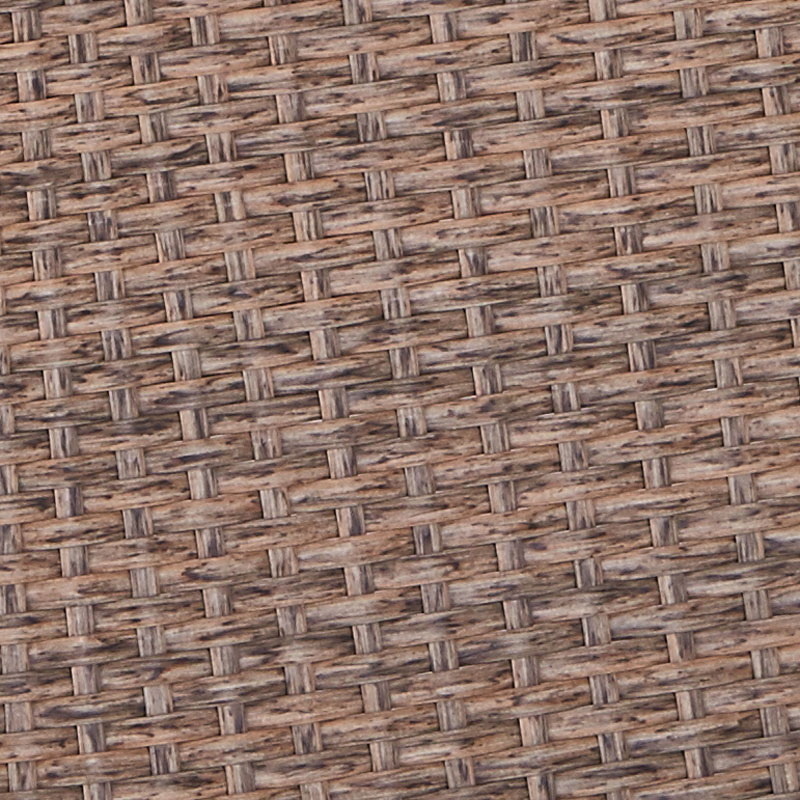Обеденный комплект плетёной мебели из искусственного ротанга T601/Y79A-W53 Brown на центральной опоре
