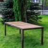 Обеденный стол AMELIA коричневый 200 см