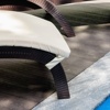 Комплект пластиковых шезлонгов MARK Royal Family коричневых (c матрасами)